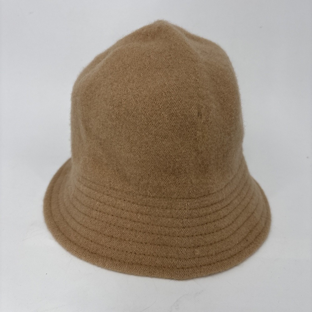 Madcaps Paris Bucket Hat Camel 100% Wool OSFM